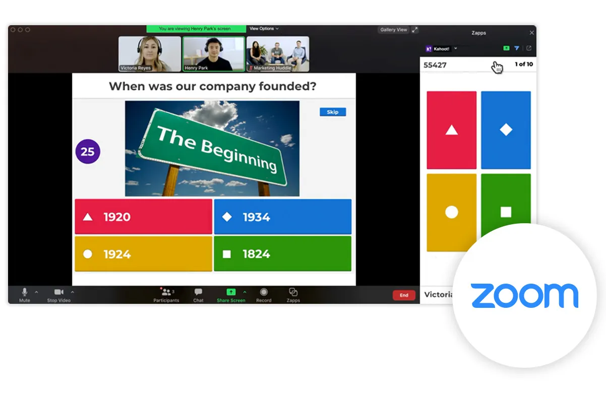 kahoot integration